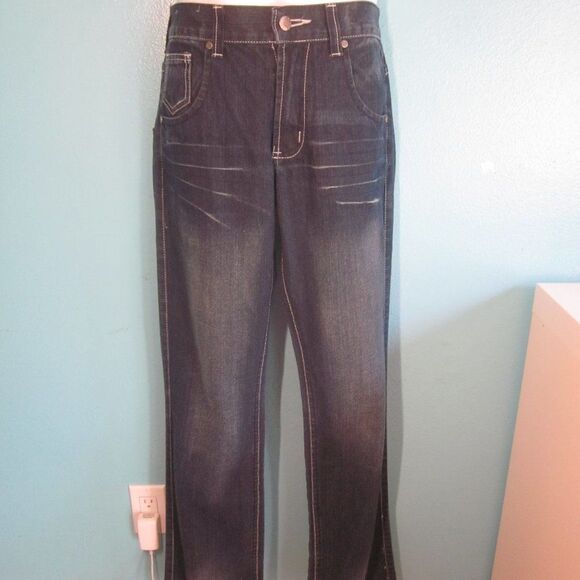 Mens Ranger Jeans 100% Cotton Size 30 X 32 Dark Wash Like New - Picture 3 of 11